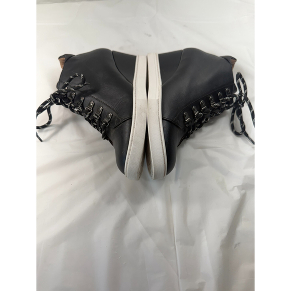 Linea Paolo FINA Ankle Booties wedge sneaker 8.5 M Black - Picture 14 of 16